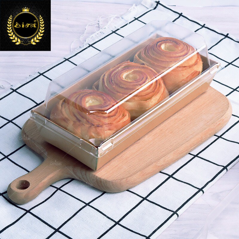 10 Hộp đựng bánh bông lan dài