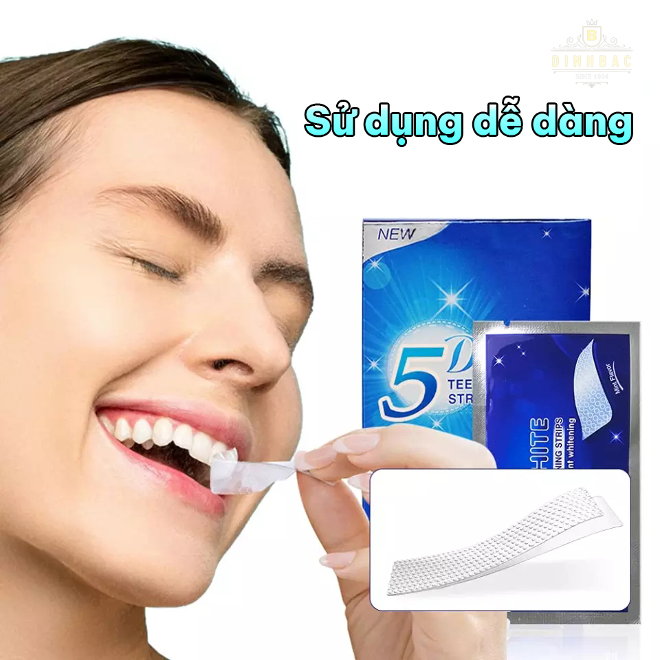 Miếng dán làm trắng răng tiện lợi Đình Bắc Store