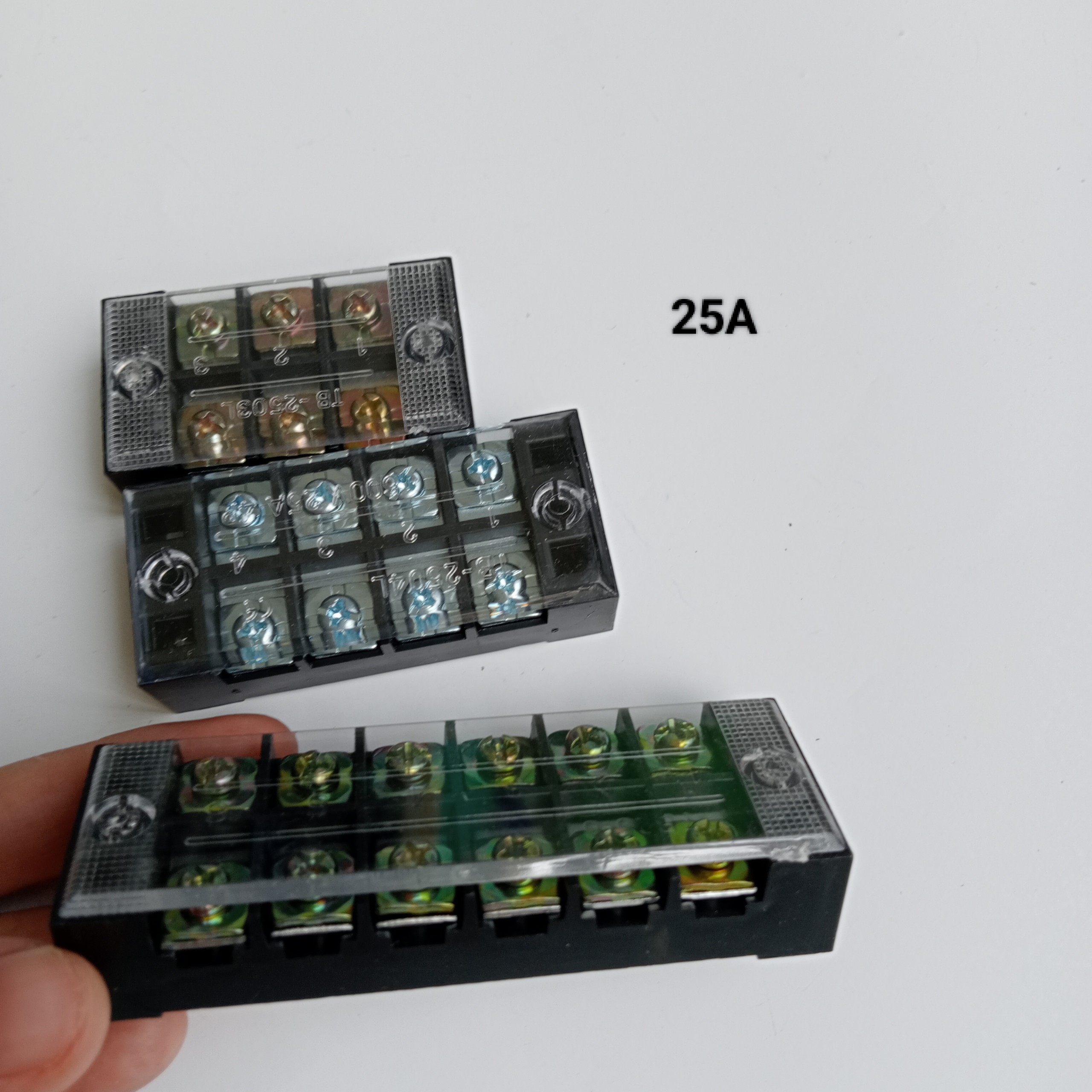 Cầu đấu điện 3P 4P 6P- 25A 45A  [ Domino, Terminal, Cút nối]