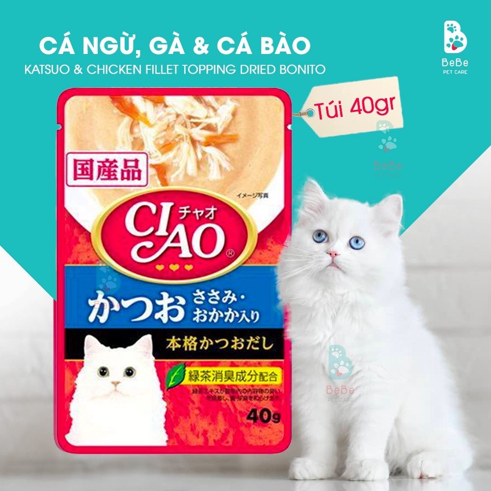 Pate ciao thơm ngon - bữa xế đầy đủ dinh dưỡng cho mèo mọi lứa tuổi