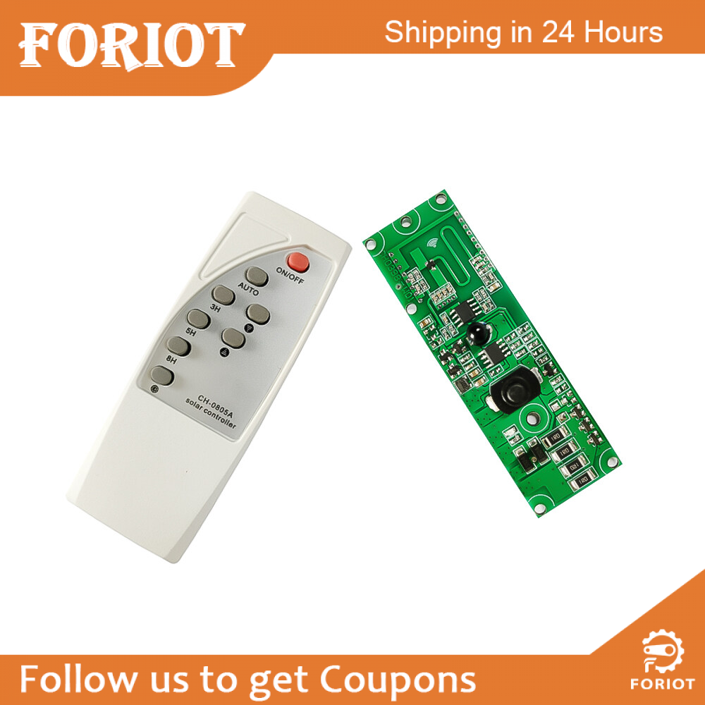 Foriot Original Foriot 3.2V3.7V light control + radar human body induction solar light circuit board solar LED driver board with remote control