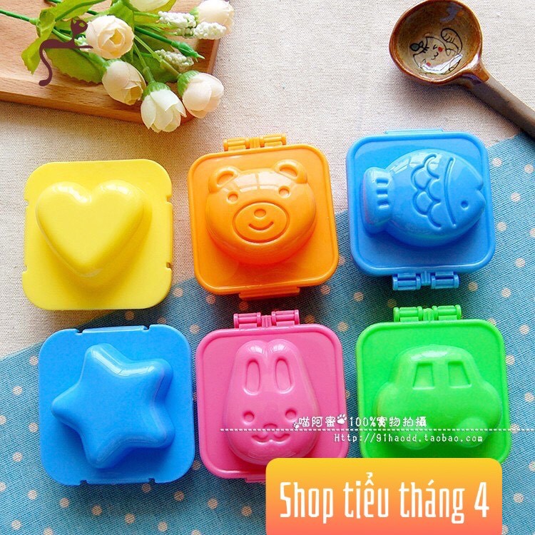 KHUÔN CƠM/ TRỨNG/ ĐẬU HŨ NON ĂN DẶM KIỂU NHẬT