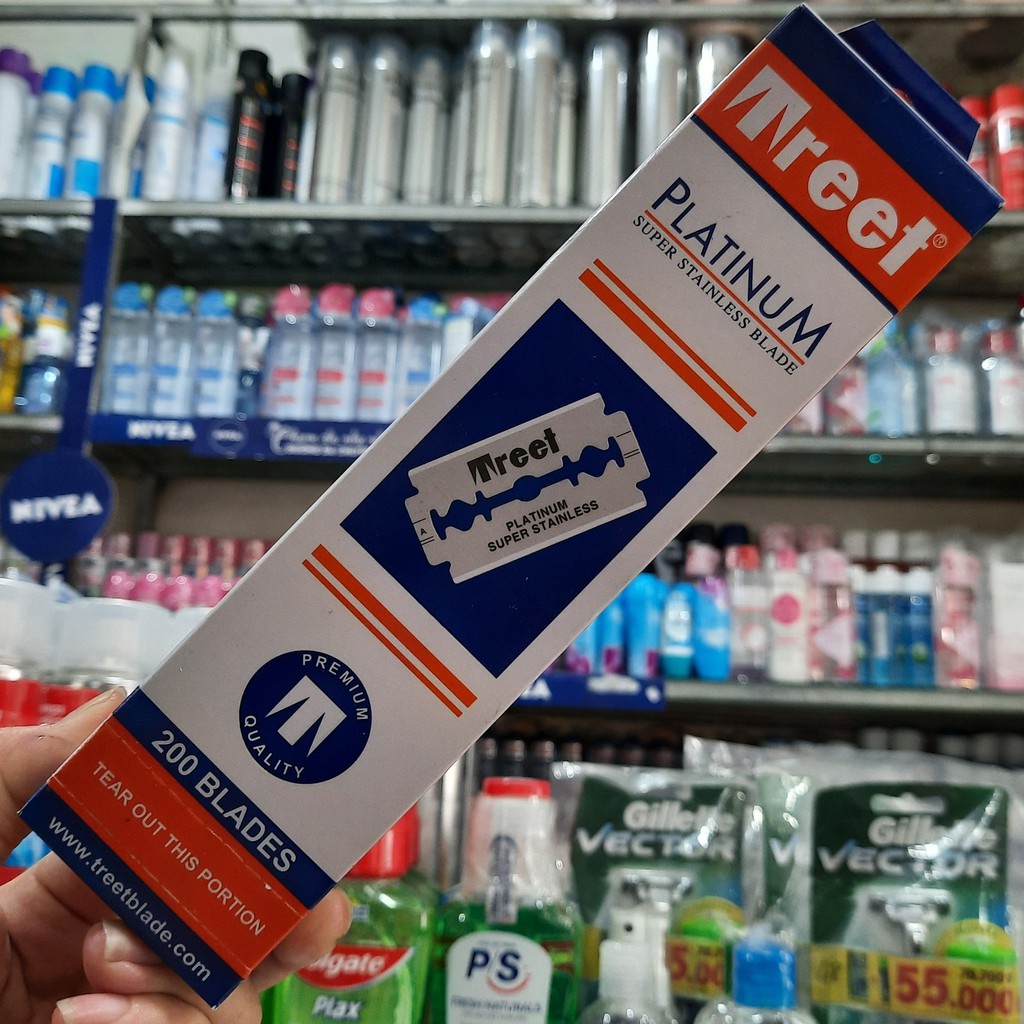 Lưỡi Lam Treet hộp màu cam 200 Lưỡi