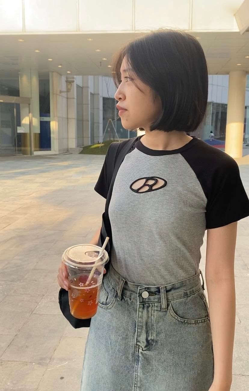 Áo thun crotop thun lạnh mùa hè trendy
