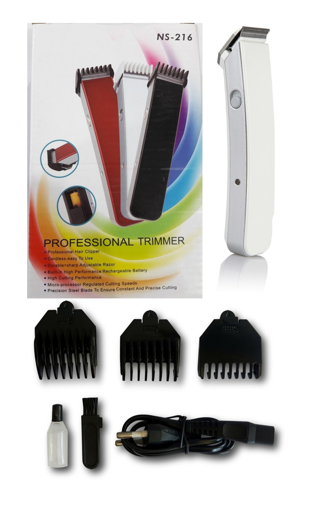 TÔNG ĐƠ CẮT TÓC CAO CẤP NS - 216 - [ Tông đơ hớt tóc - Tông đơ trẻ em - Máy hớt tóc - Máy cắt tóc ]