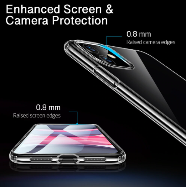 ỐP LƯNG DẺO TRONG SUỐT IPHONE 12, IPHONE 12 MINI , IPHONE 12 PRO , IPHONE 12 PROMAX