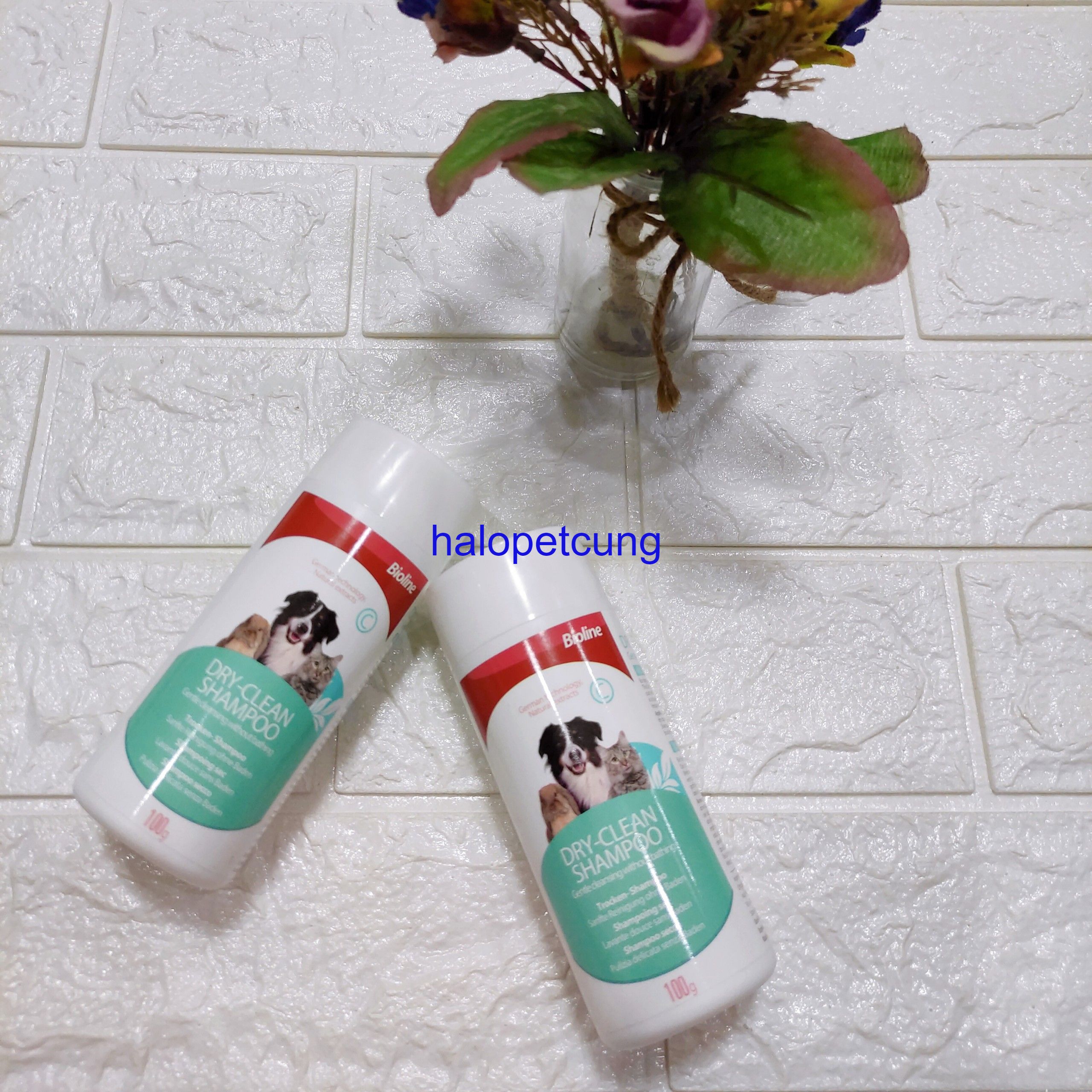 Bột Tắm Khô Bioline Cho Chó Mèo 100g