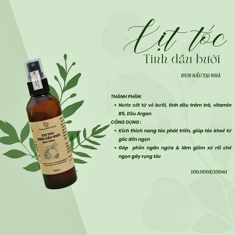 Tinh Dầu Bưởi Kích Mọc Tóc Phương Anh Cosmetics 100ml