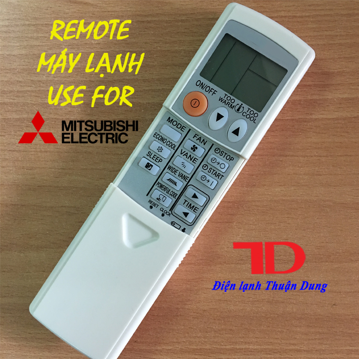 Remote điều khiển dành cho máy lạnh Mitsubishi Electric - Điện Lạnh Thuận Dung