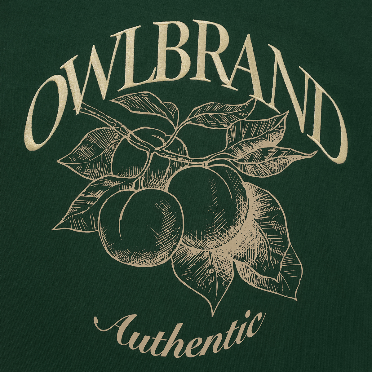 Áo thun Owlbrand Fruit/Xanh lá