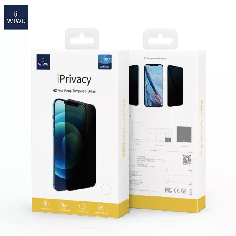 Kính chống nhìn trộm wiwu iprivacy cho iphone 14 pro max /14 pro /13 /13 pro / 13 pro max /11 pro max / xs max