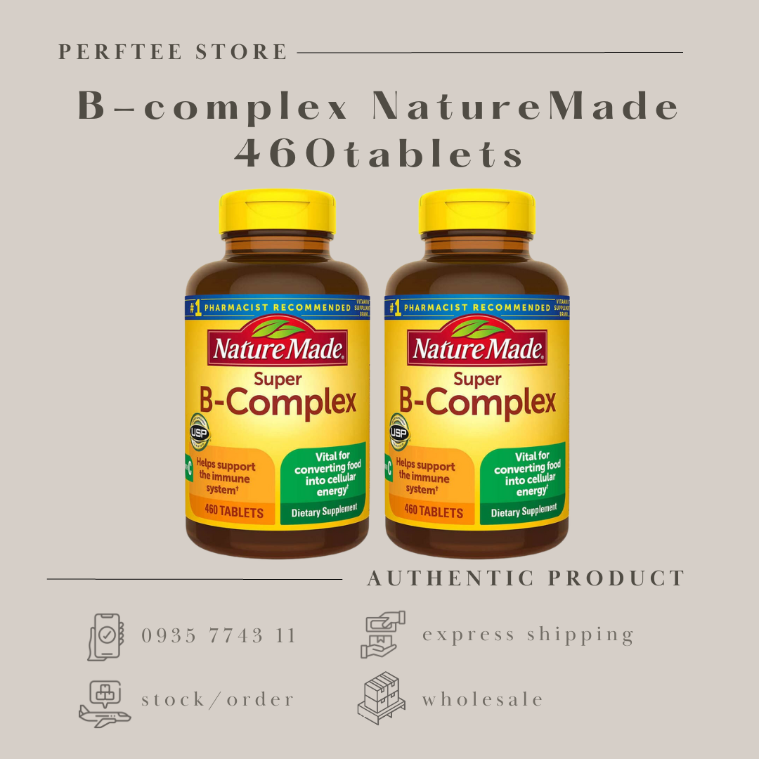 | 𝐇𝐀 ̀ 𝐍𝐆 𝐀𝐈𝐑 | oral tablets b-complex supplement vitamin Nature Made Box 460 tablets • 𝑷𝒆𝒓𝒇𝒕𝒆𝒆 𝑺𝒕𝒐𝒓𝒆