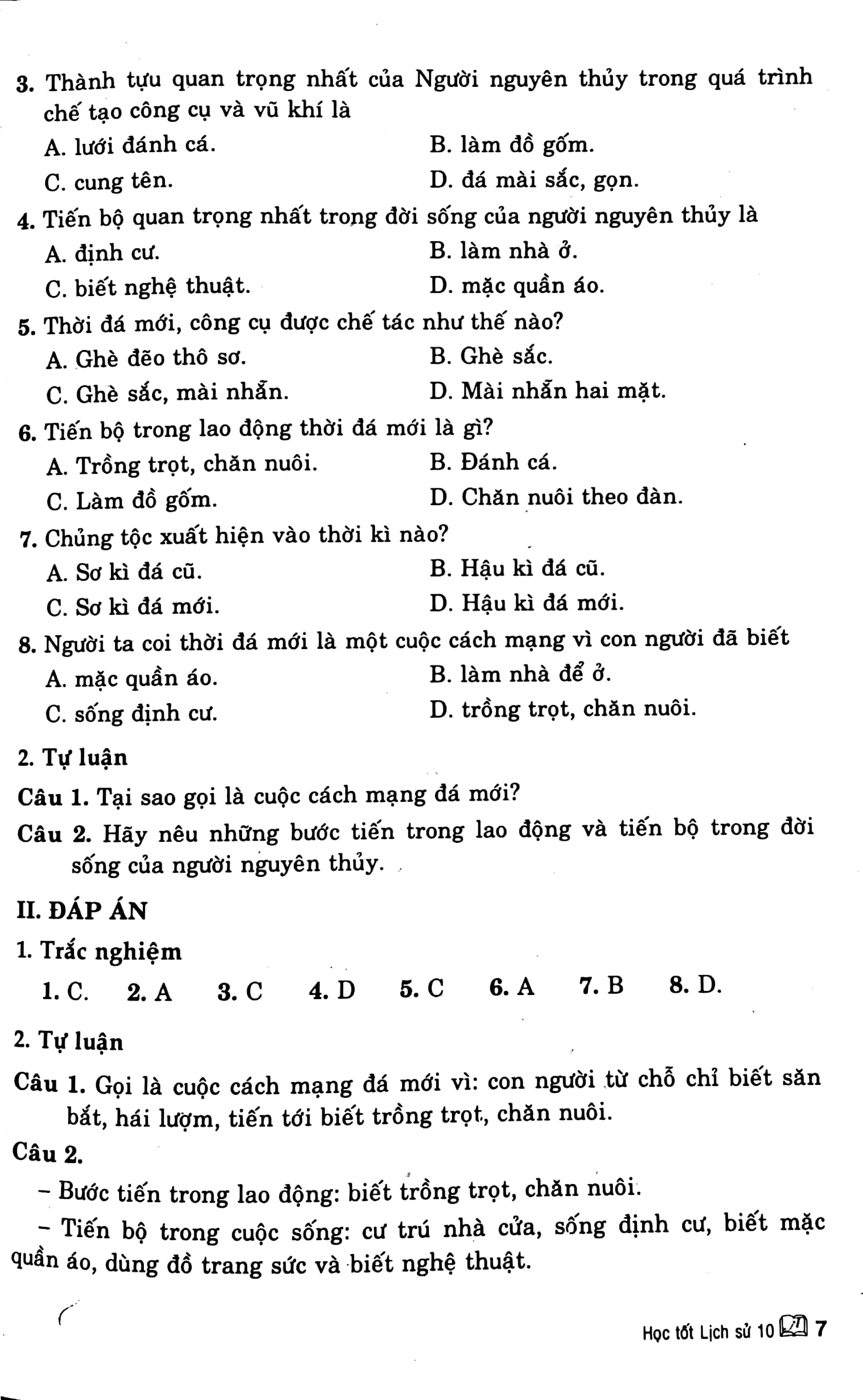 Fahasa - Để Học Tốt Lịch Sử 10