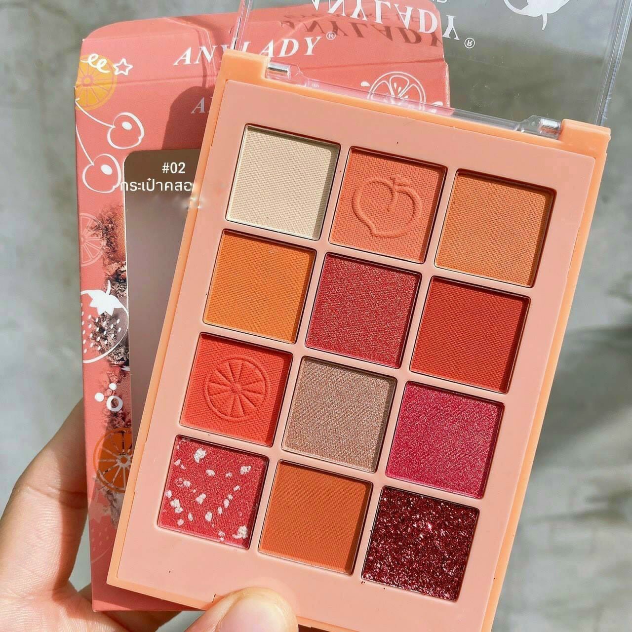 [HCM]BẢNG MÀU MẮT ANY LADY SWEET FRUIT 12 Ô