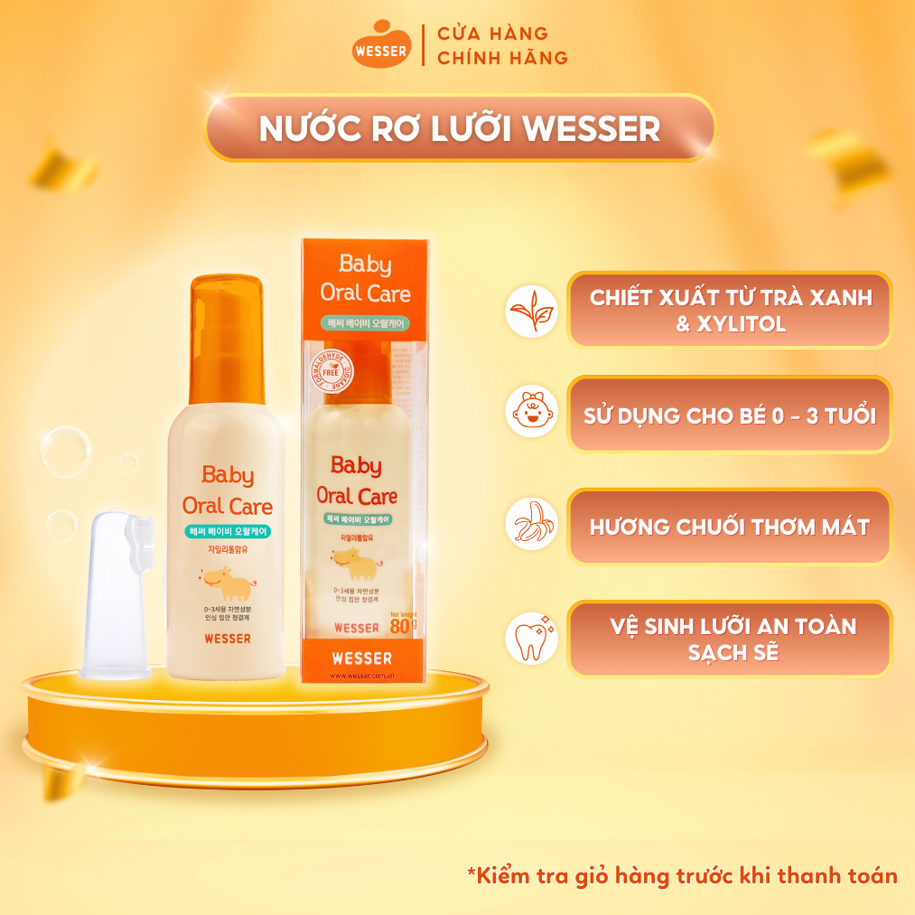 Nước rơ lưỡi Wesser (Nhập khẩu)