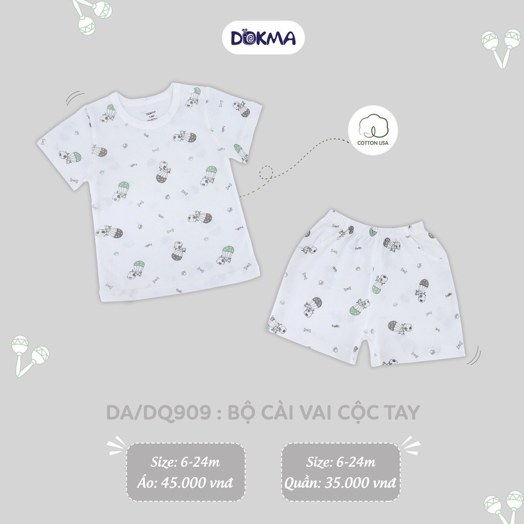 Bộ cộc cài vai cho bé (6-24M)