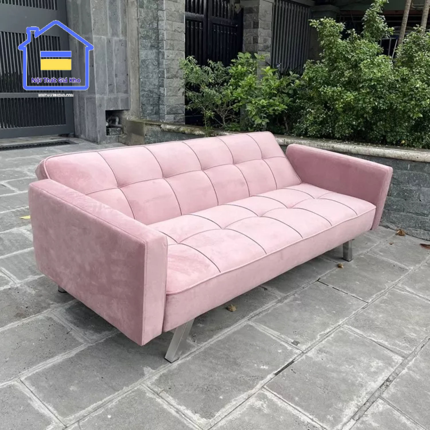 Sofa giường - sofa bed có tay kích thước sofa dài 1m9
