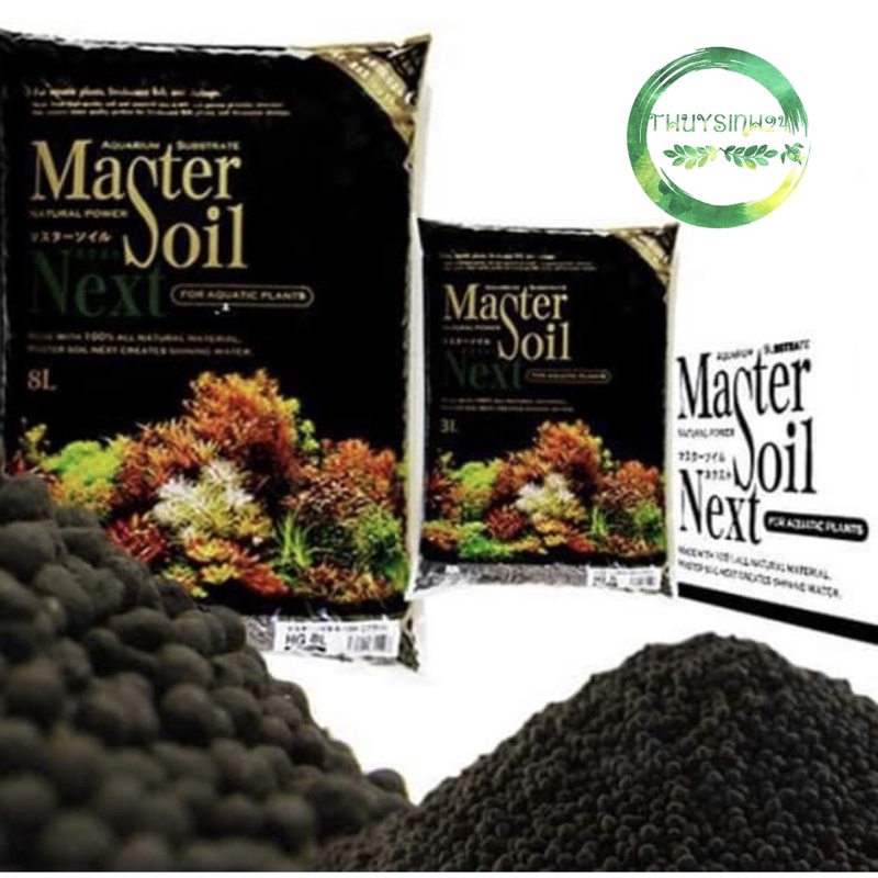 [Mã PET80K giảm 8% tối đa 80K đơn 350K] Phân nền Master Soil 3L và 8L | phân nền thuỷ sinh