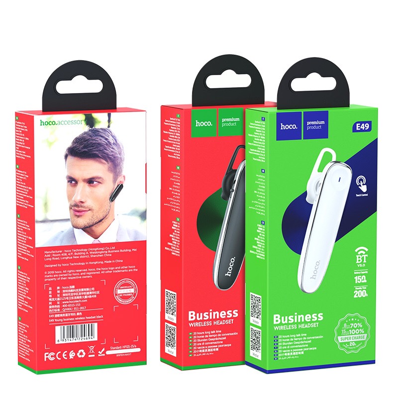 [HCM]Tai nghe Bluetooth Hoco E49 V5.0