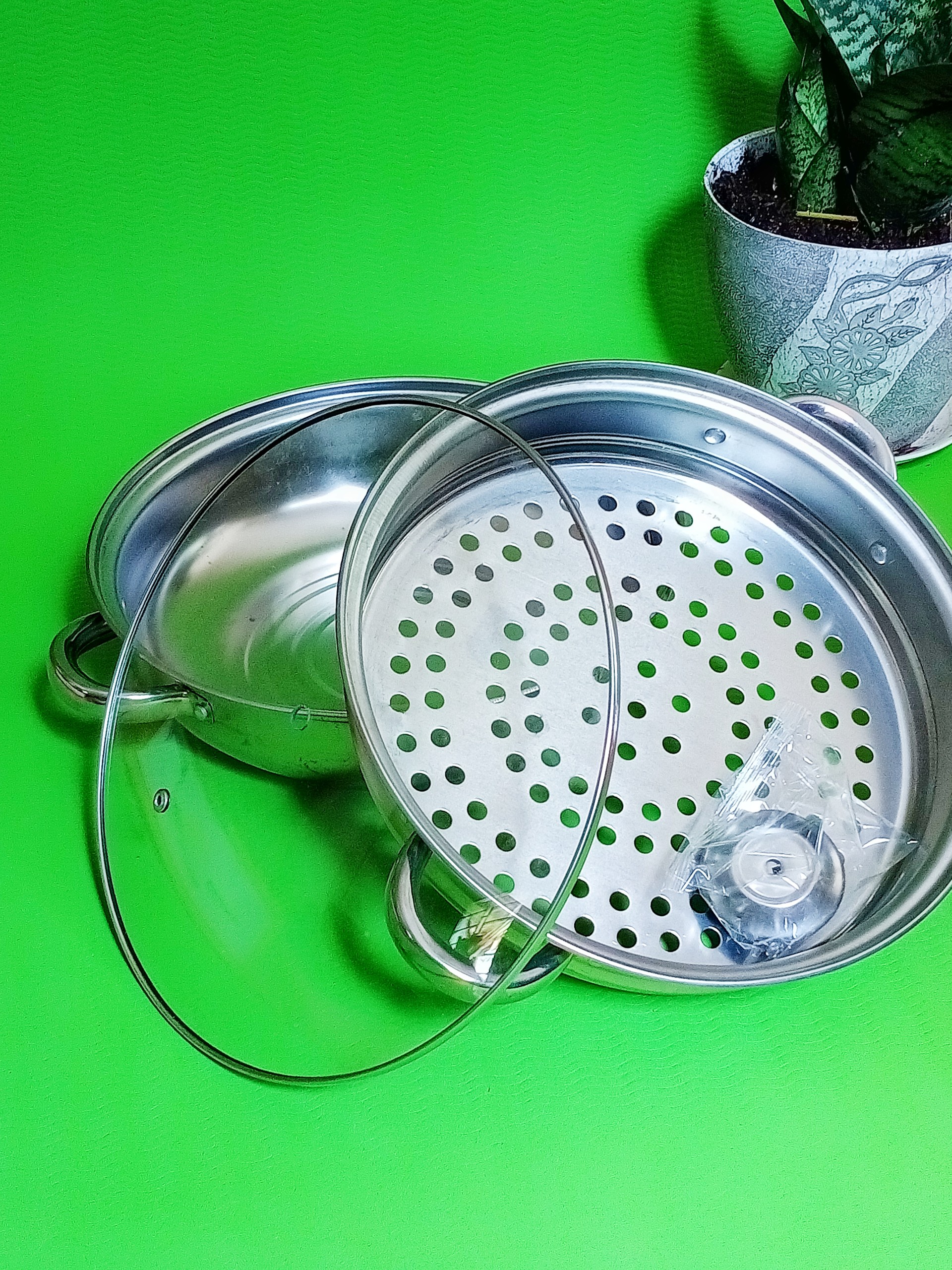 Nồi Hấp Inox 2 Tầng Hotpot 28cm