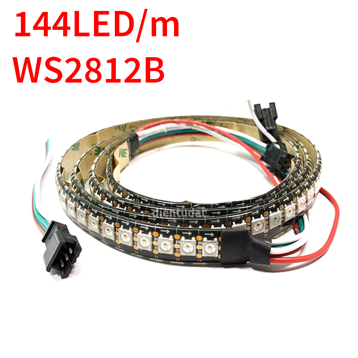 [HCM]Dây LED RGB 144 LED/M Phủ Keo Chống Nước WS2812B 5050
