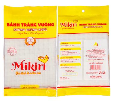 Bánh tráng mỏng Mikiri (2 xấp bv * 70 lá)