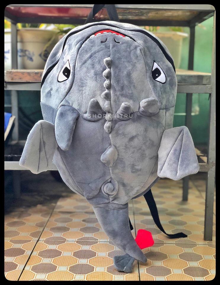 [HCM]Balo rồng vải nhung mịn màu xám cỡ lớn