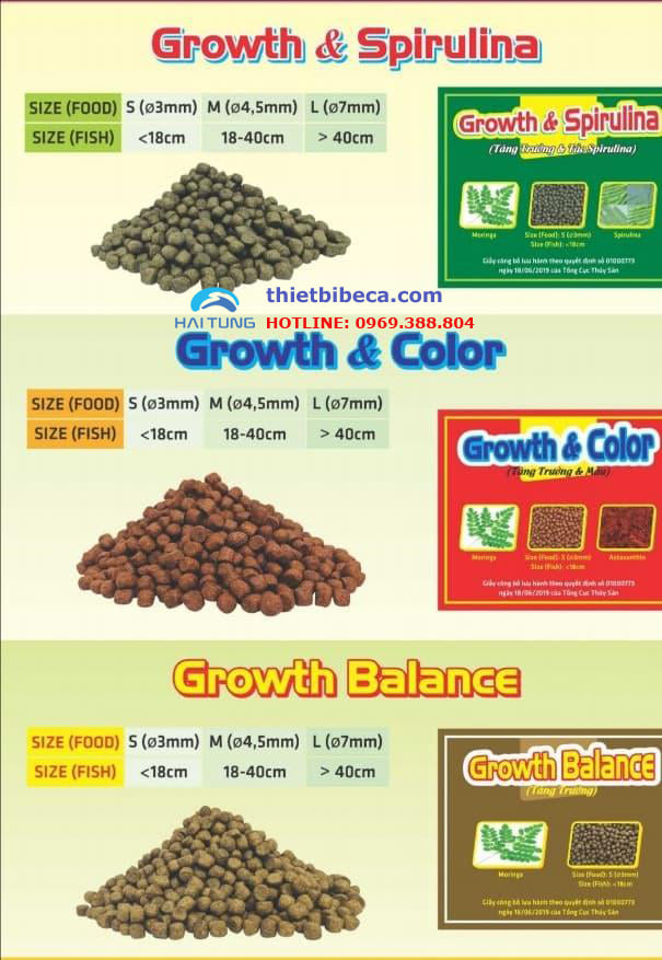 Thức ăn trộn sẵn cho cá Koi