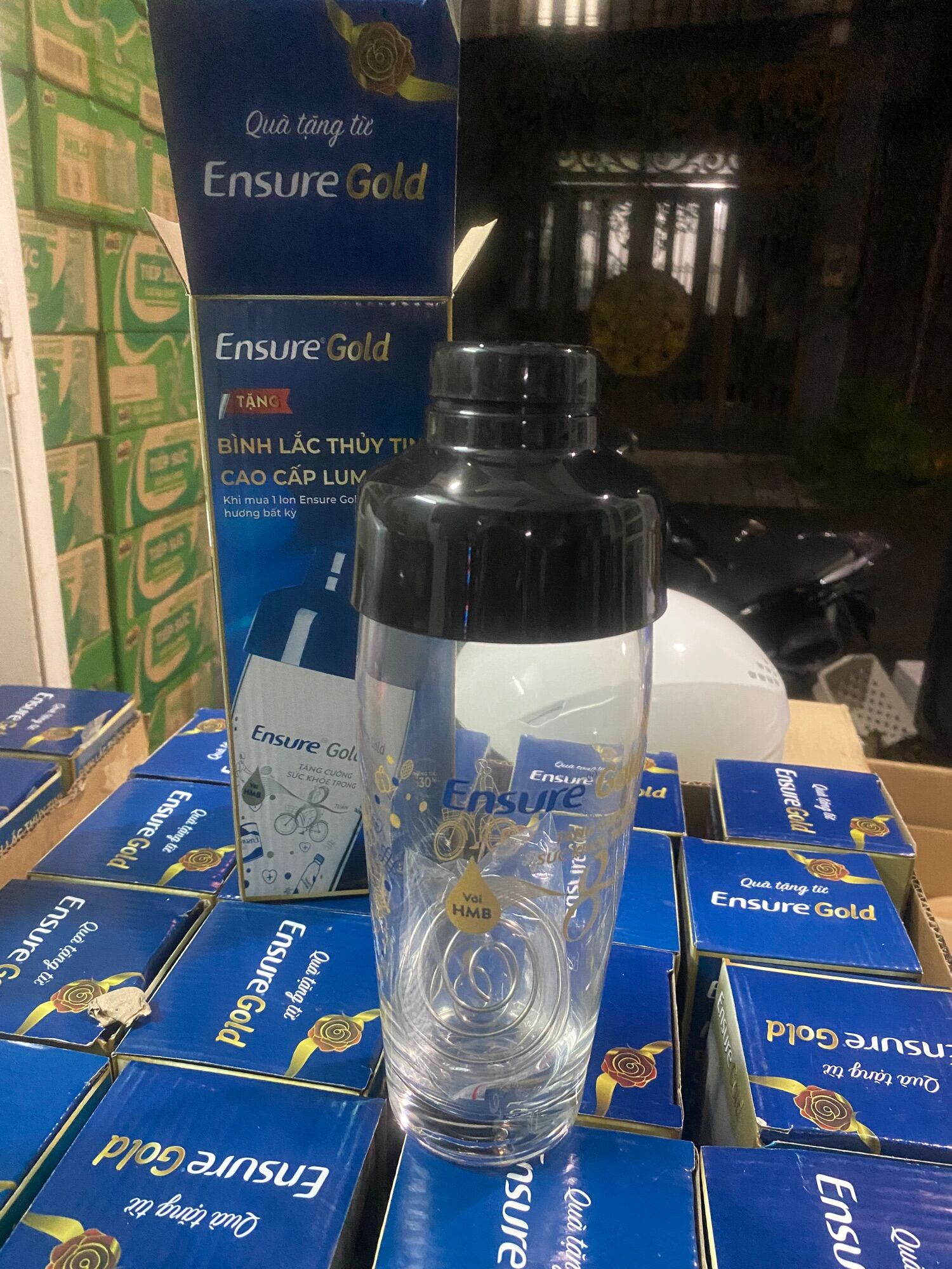 Bình lăc Thuỷ tinh Luminarc (HKM sữa Ensure)