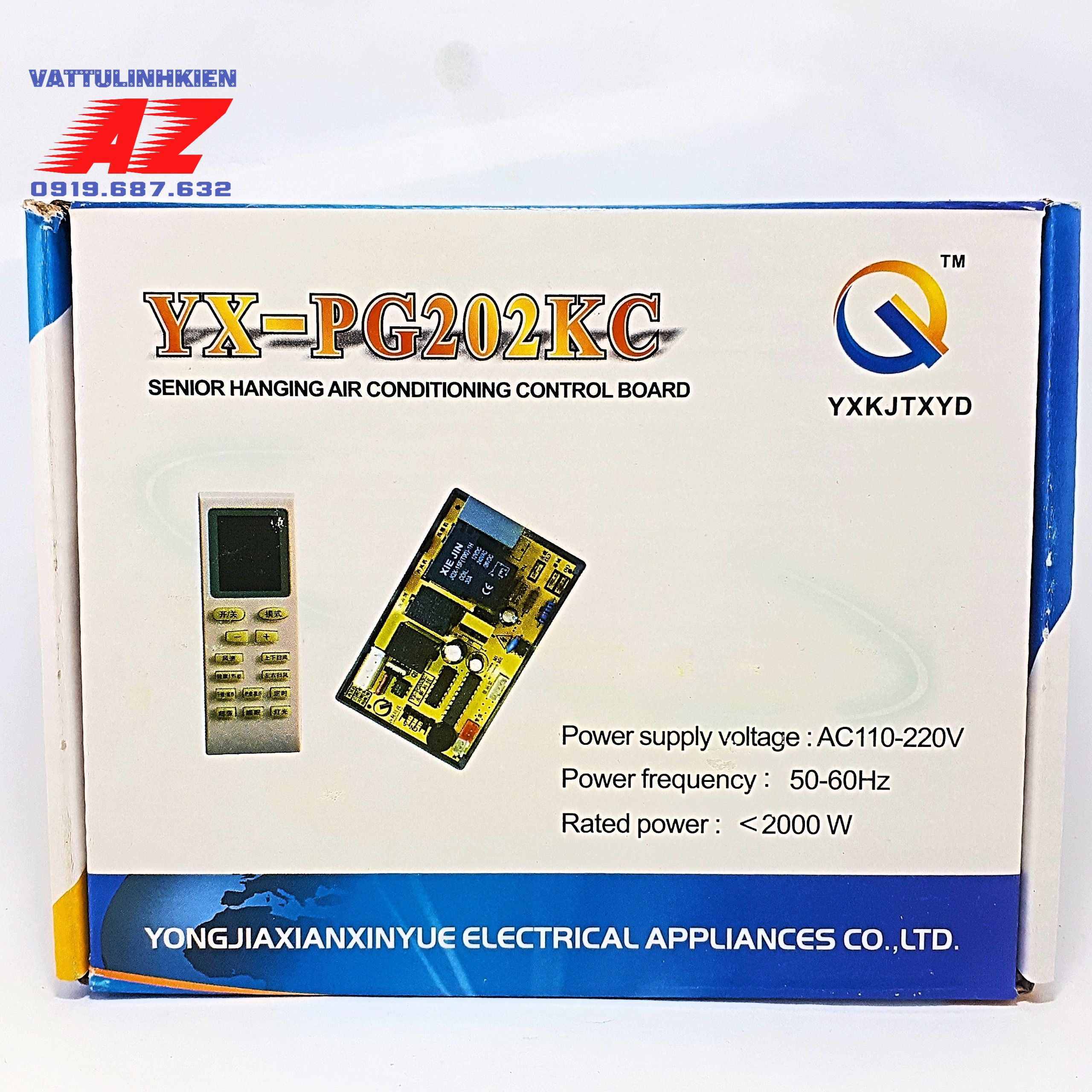 Board mạch điểu hòa đa năng 6 dây YX-PG202KC
