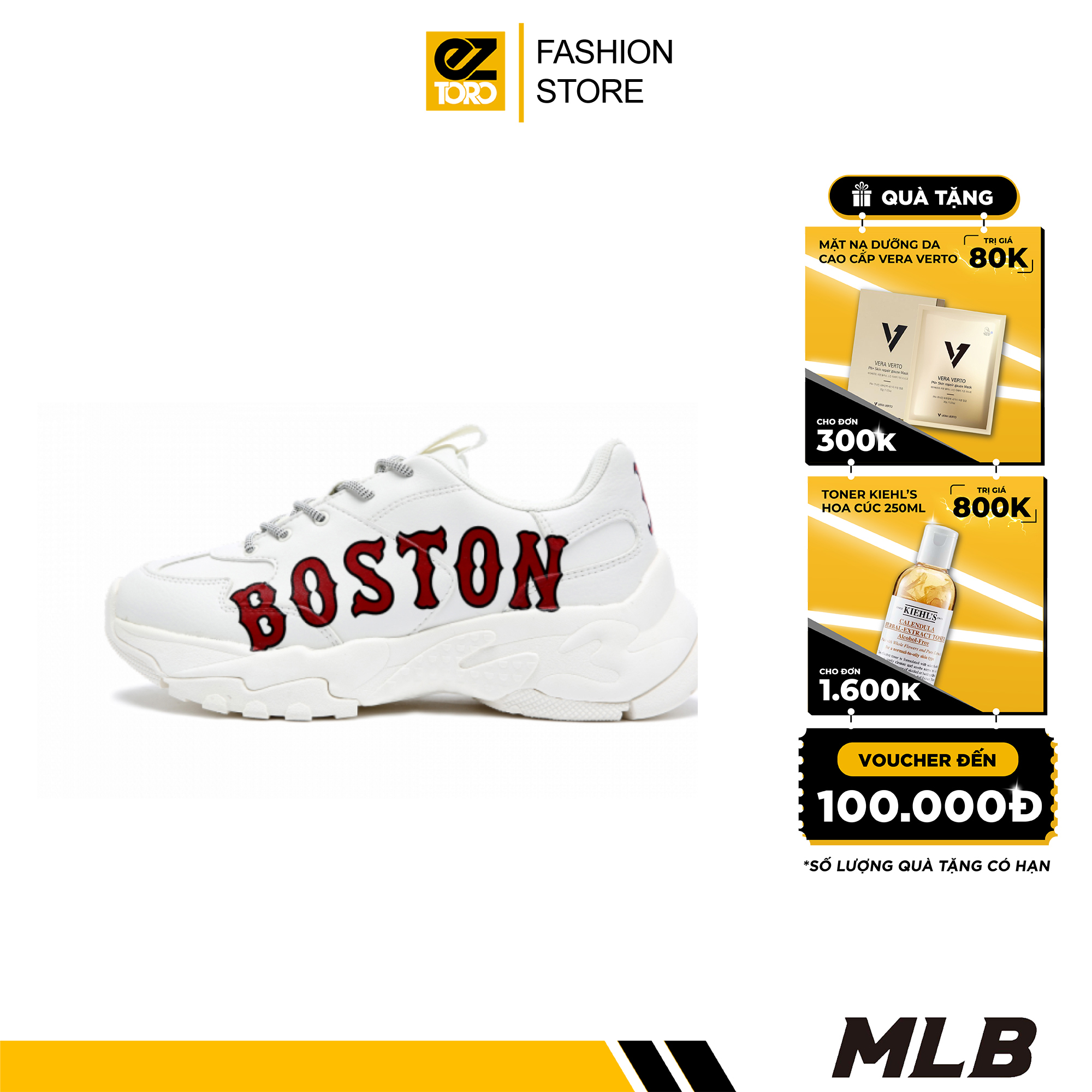 VOUCHER 99K Giày thể thao MLB Big Ball Chunky P Boston Red Sox  Giày  sneaker cho nam nữ unisex  MixASale