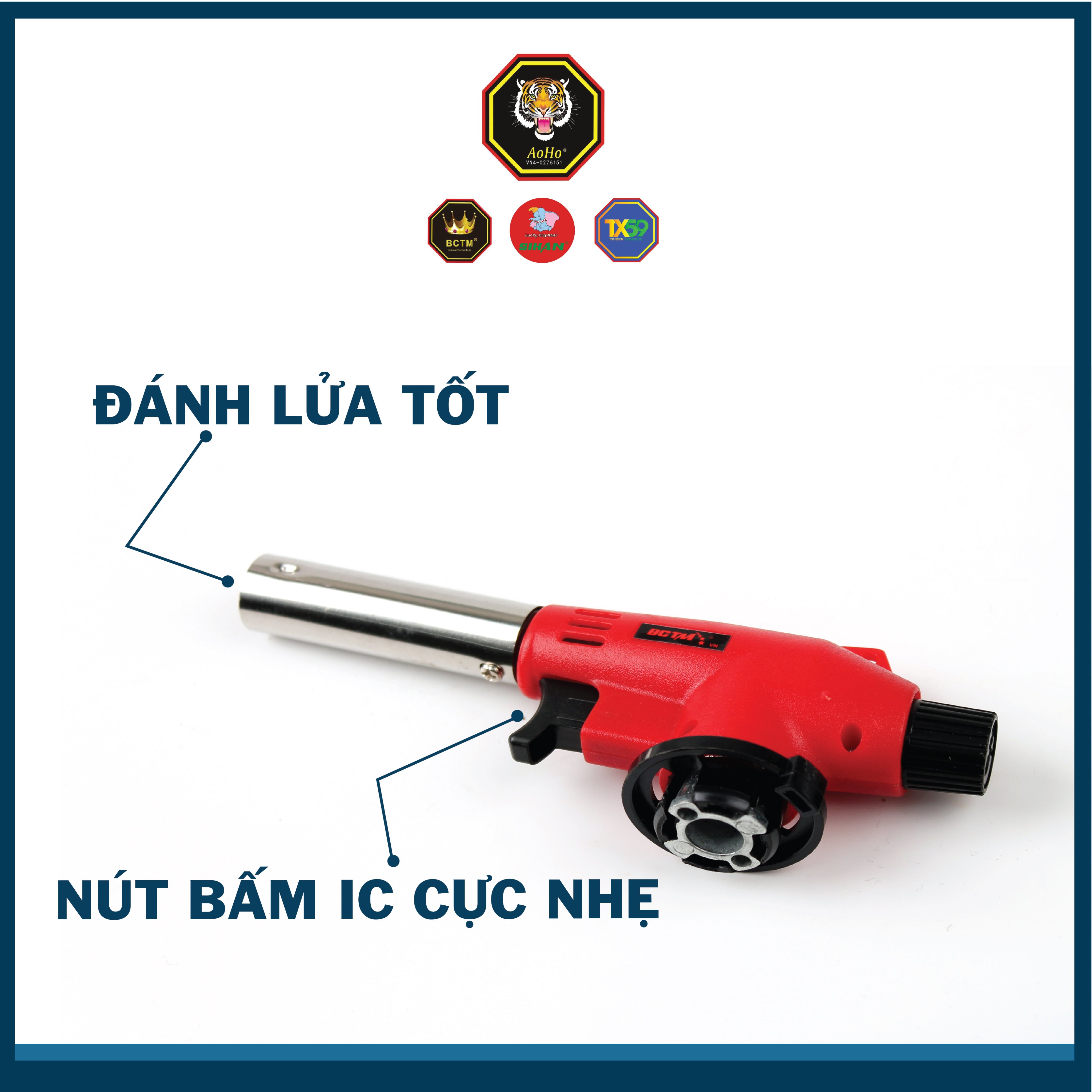 Đầu Khò Bình Gas Mini 920 Màu Đỏ