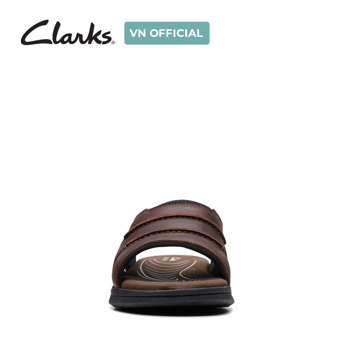 Dép Quai Ngang Da Nam Clarks - Walkford Easy