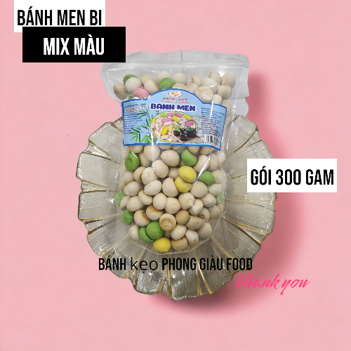 BÁNH MEN BI MIX MÀU ( PHONG GIÀU FOOD )