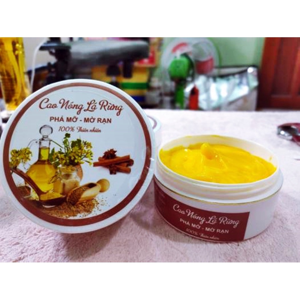 Kem tan mỡ cao nóng lá rừng mờ rạn da 200g