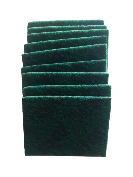 Set 10 Miếng Rửa Chén Màu Xanh Lá - Miếng lớn.