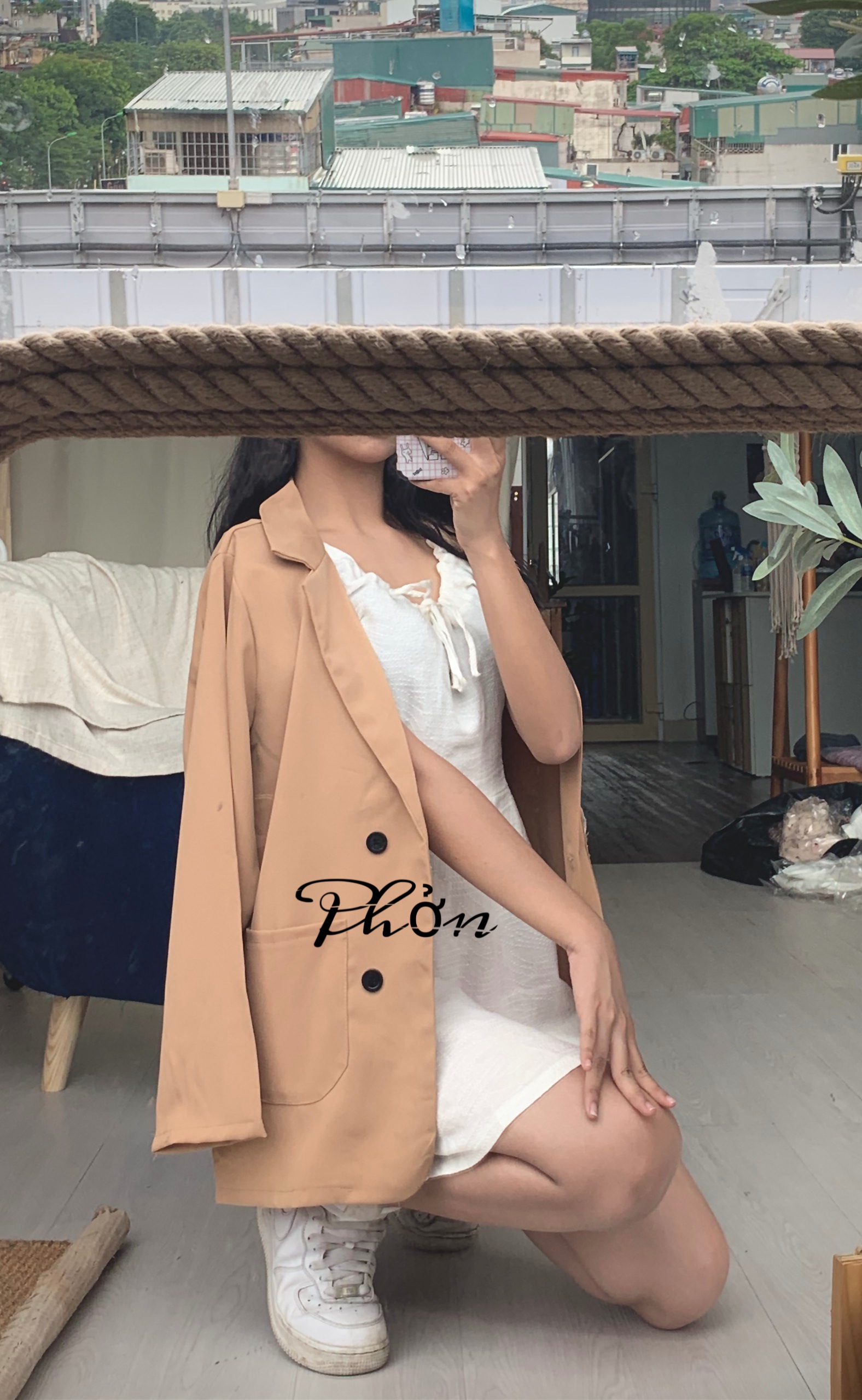 [🚛Sale 40%]Áo blazer 2 lớp bốn cúc[Ảnh thật kèm video]