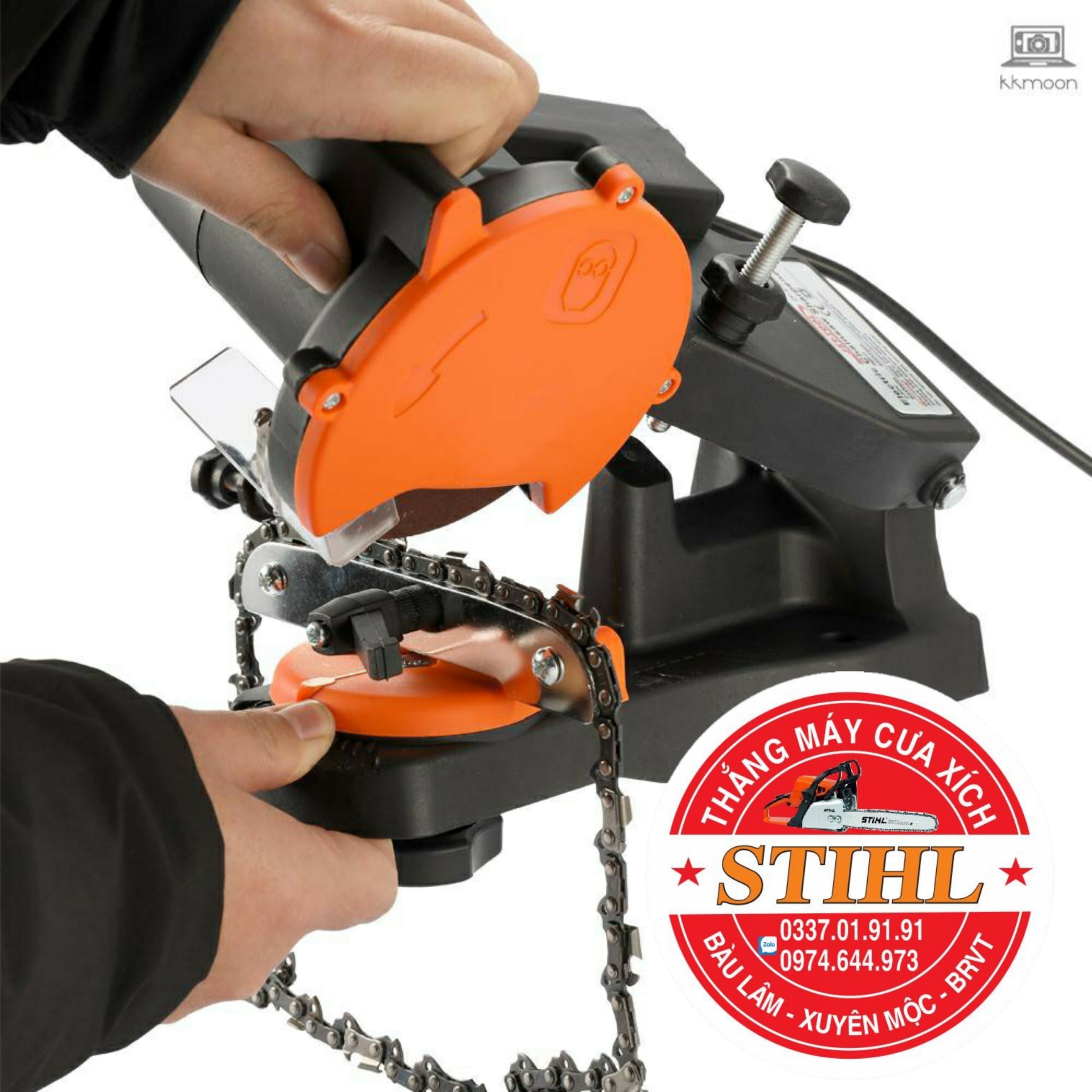 máy mài xích  ( máy dũa xích ) dùng điện 220v