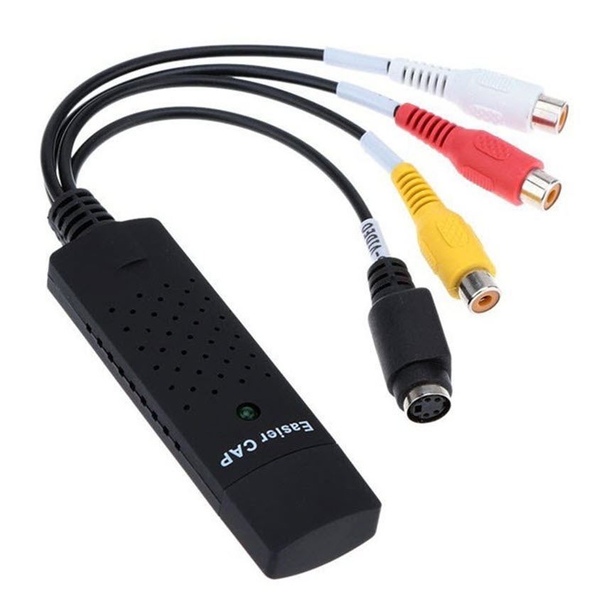 Dây cáp Easycap USB 2.0 Ghi chương trình TV-VCD-DVD-Camera chất lượng cao