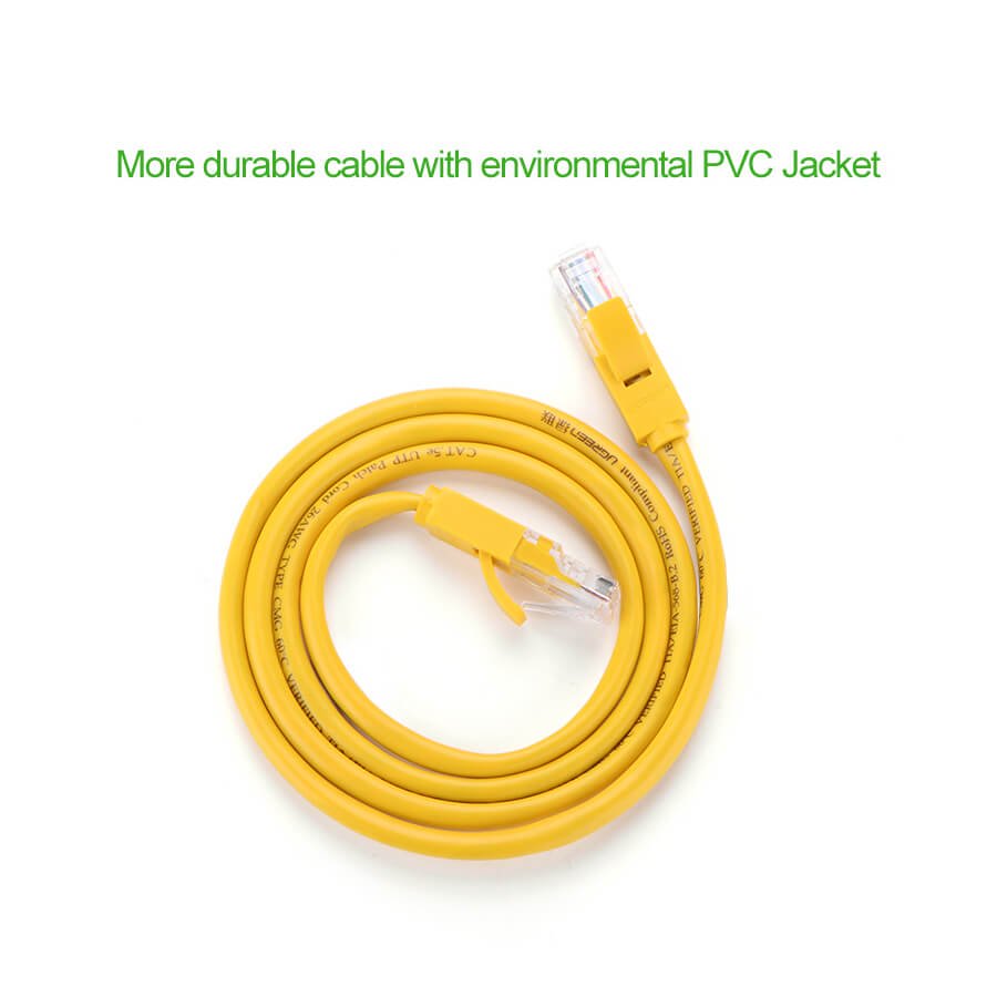Cáp mạng đúc sẵn 2 đầu CAT5 dài 1-10M Ugreen NW103
