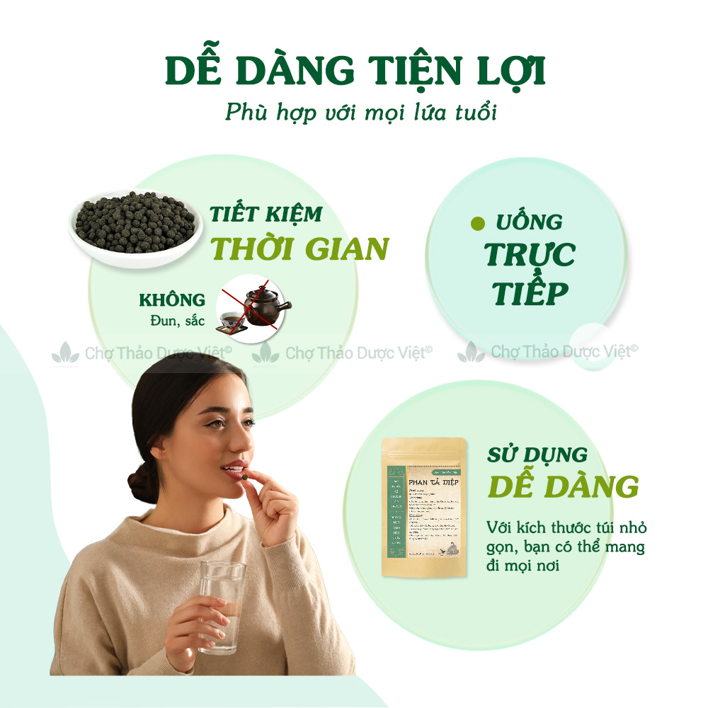 Phan tả diệp nguyên chất 100g, hỗ trợ giám táo bón, nhuận tràng, thải độc ruột, giảm cân, hoàn tán