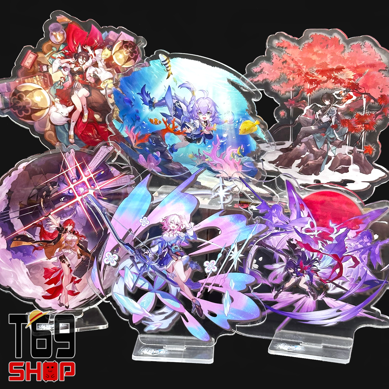 [27 mẫu] Mô hình Standee Acrylic Mica game Honkai Star Rail [T69 Shop]