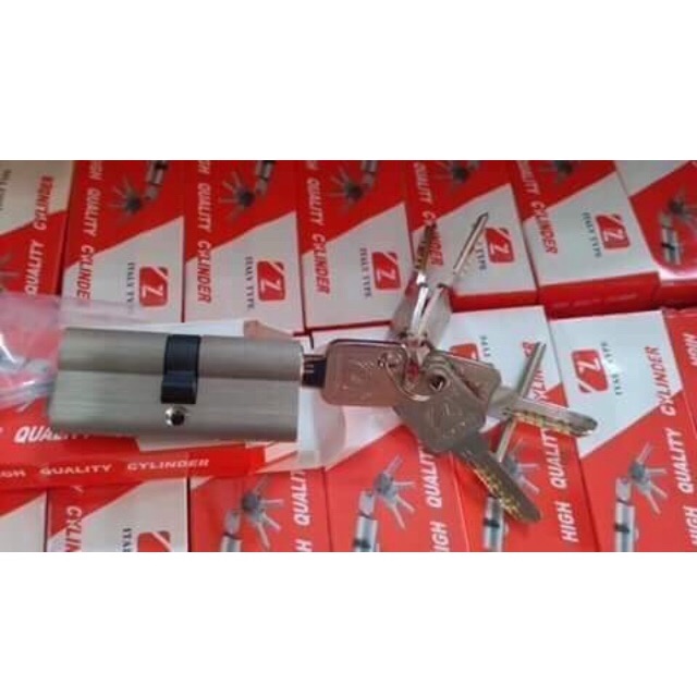 Set 5 ruột khoá tay gạt 6cm dùng chung 1 CHÌA