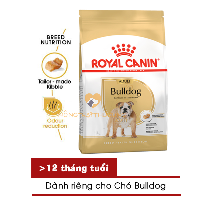 Thức ăn hạt cho chó royal canin bulldog adult 3kg -