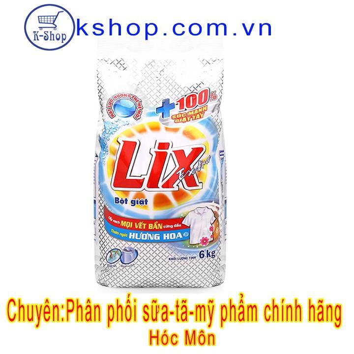 Bột giặt Lix hương Hoa 6kg