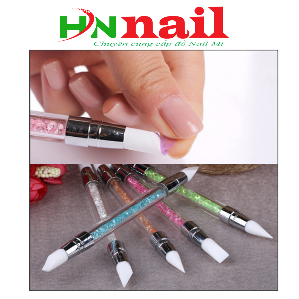 Bộ Cọ Silicon 5 chiếc trang trí móng làm đẹp móng nail shop hnnail