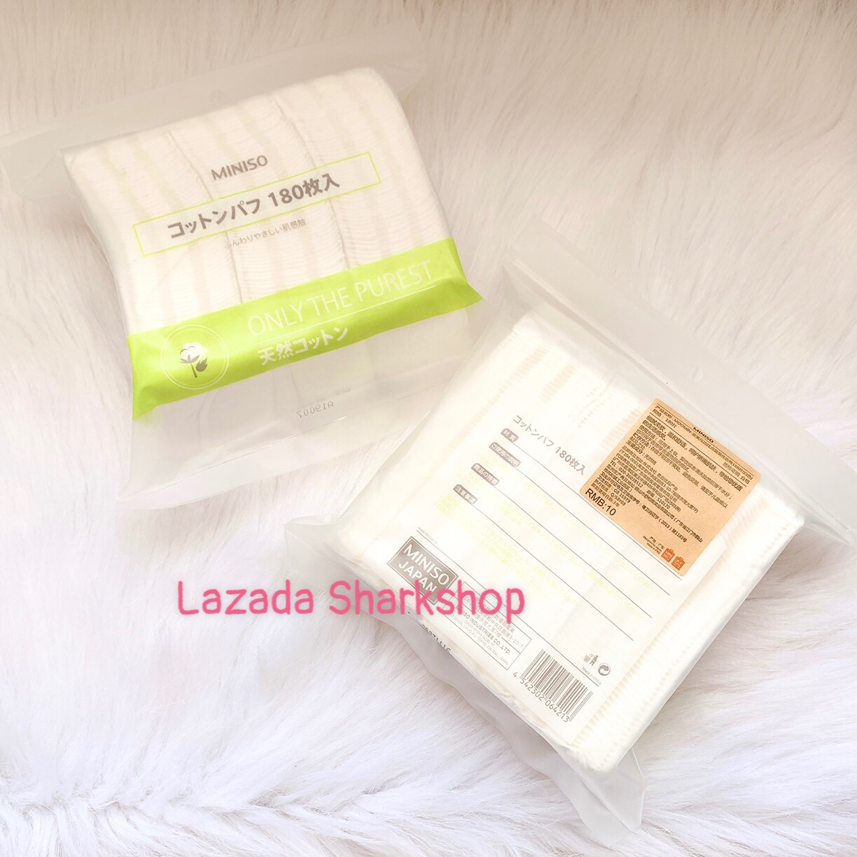 Bông Tẩy Trang Miniso 180 Miếng Nhật Bản