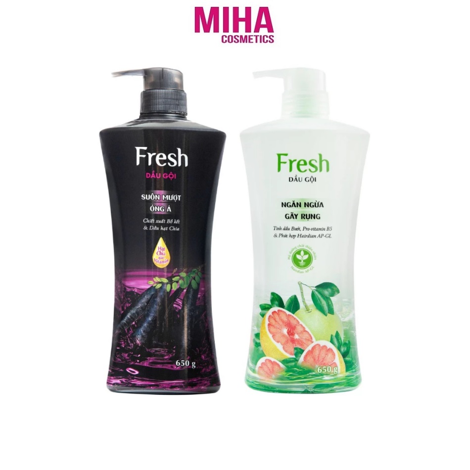 Dầu gội phục hồi hư tổn ngăn rụng tóc fresh 650g
