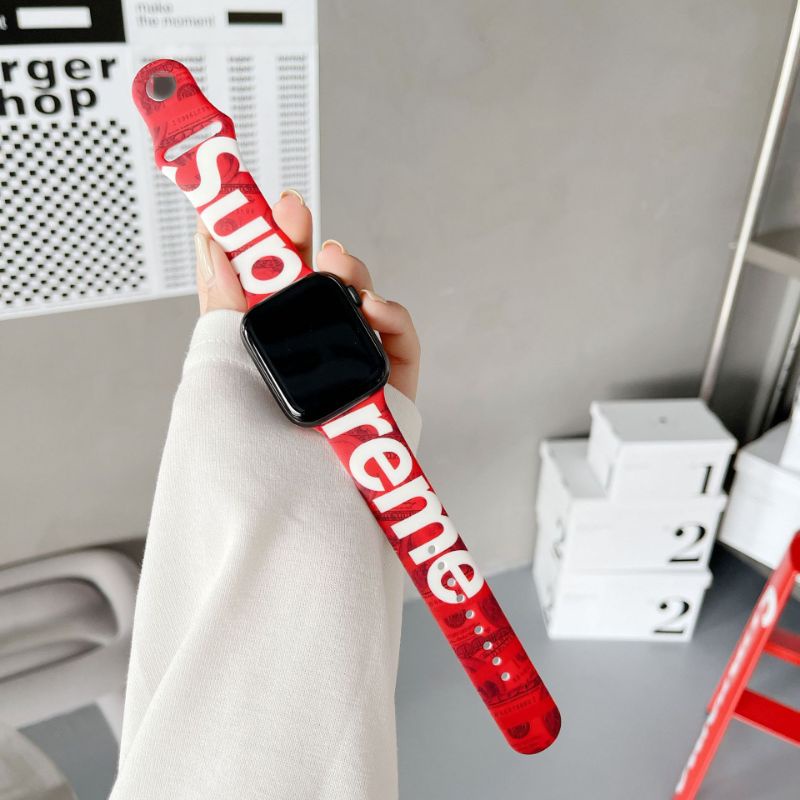 Dây đeo apple watch Supreme