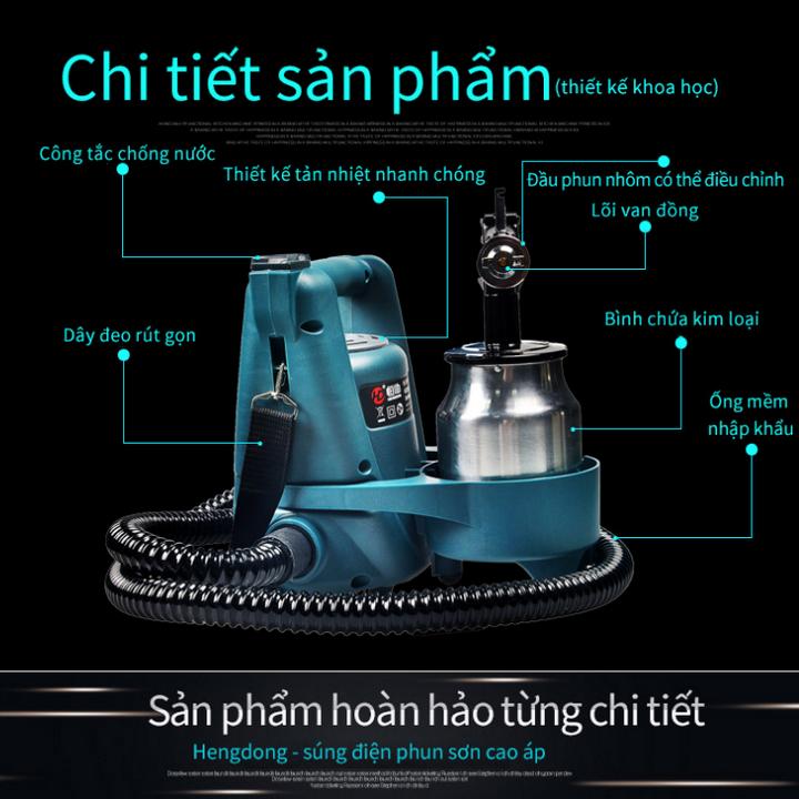 - Máy phun sơn cao áp đa năng HD3010, nhập khẩu Đức